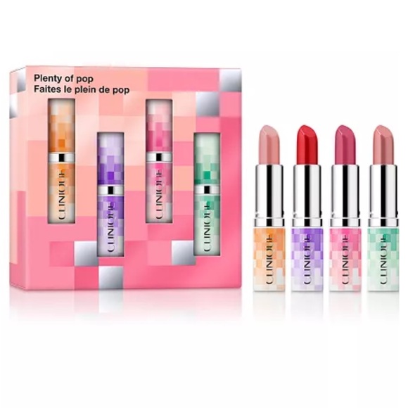 Brand new! Great gift $101 value !
Clinique plenty of pop 4 pc lipstick gift set - Picture 2 of 2